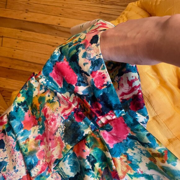 Gorgeous Maeve Watercolor Floral Print Sheath Dress Size 2 with POCKETS!! - Picture 8 of 9